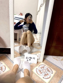 萱萱纯棉船袜